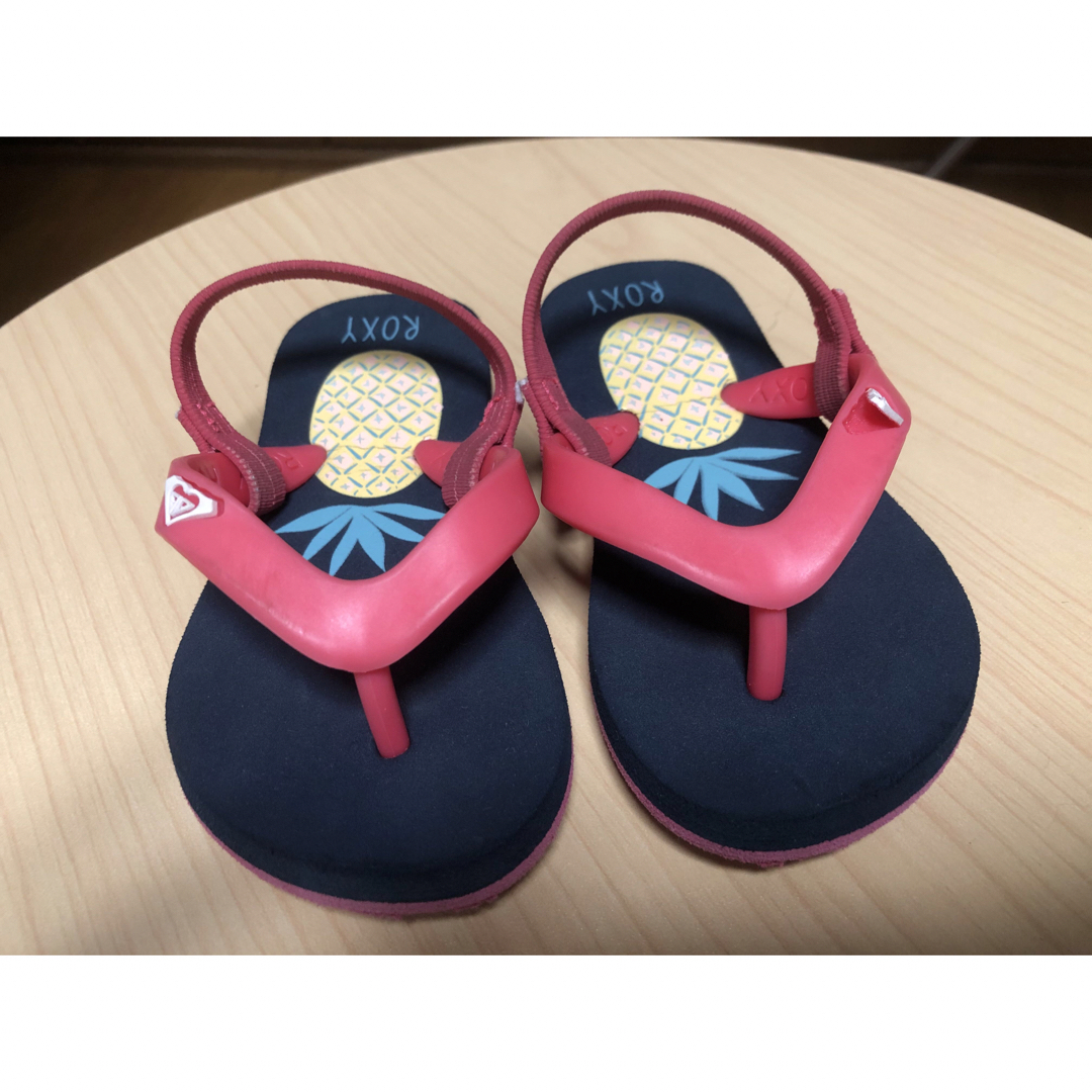 Roxy(ロキシー)のROXY 子供　ビーチサンダル　14cm キッズ/ベビー/マタニティのベビー靴/シューズ(~14cm)(サンダル)の商品写真