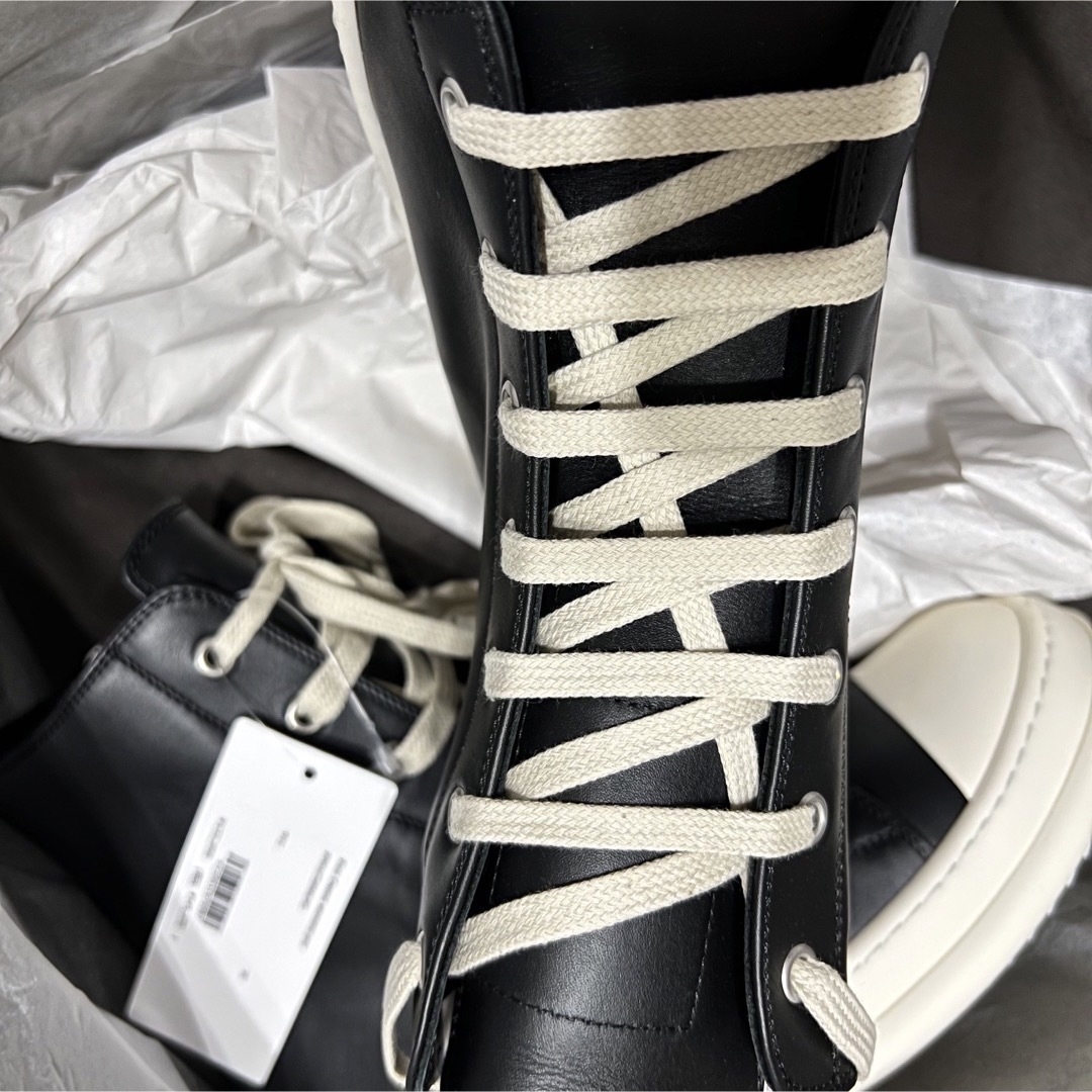 Rick Owens(リックオウエンス)の【最終値下げ】Rick Owens スニーカー ラモーンズ RAMONES 38 レディースの靴/シューズ(スニーカー)の商品写真