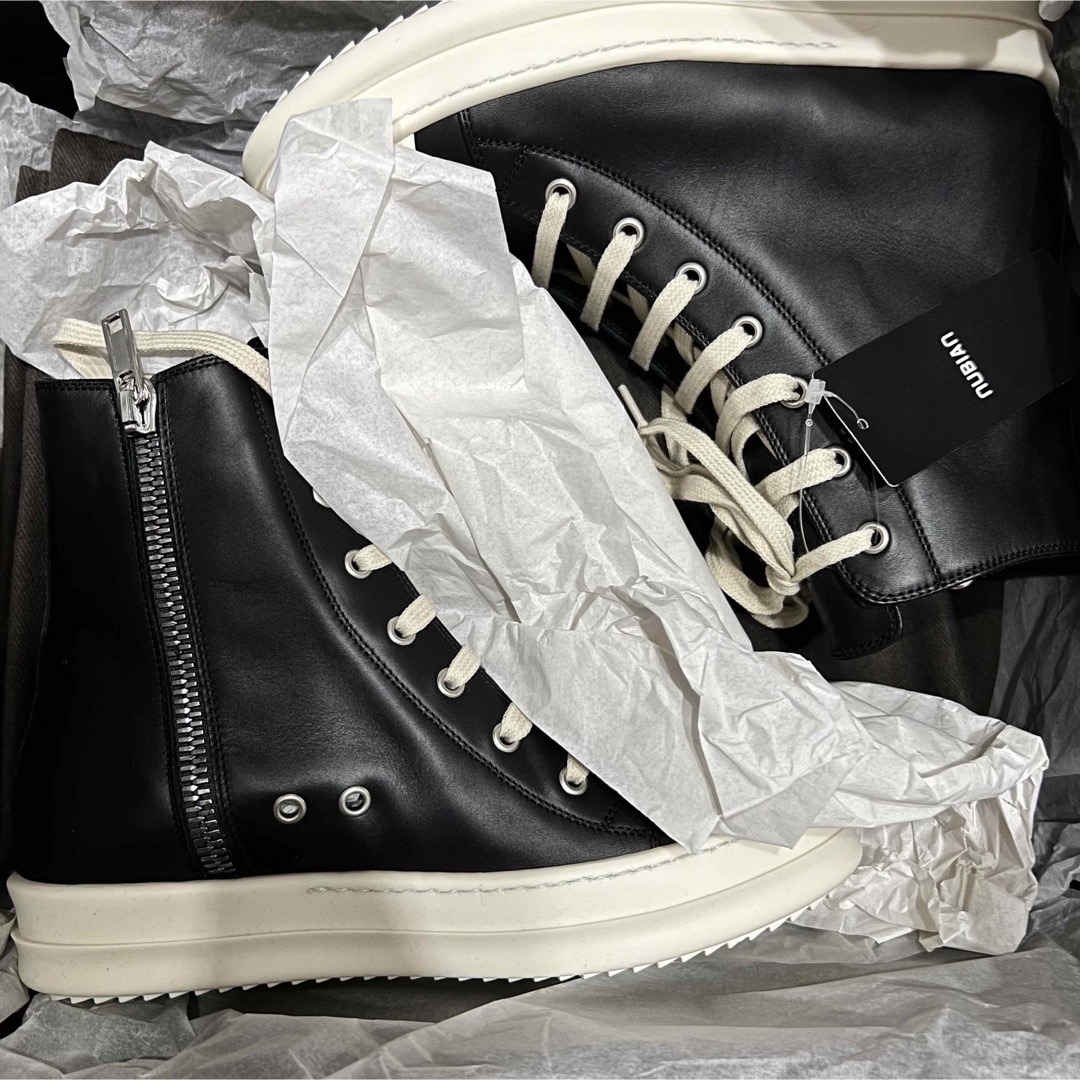 Rick Owens(リックオウエンス)の【最終値下げ】Rick Owens スニーカー ラモーンズ RAMONES 38 レディースの靴/シューズ(スニーカー)の商品写真