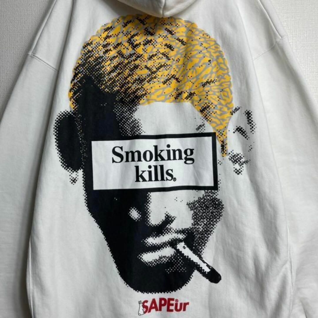 SAPEur×#FR2 パーカー Smoking Kills サプール フーディ