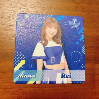 ヨコハマディーエヌエーベイスターズ(横浜DeNAベイスターズ)の横浜DeNAベイスターズ チア Diana コースター Reiさん(応援グッズ)