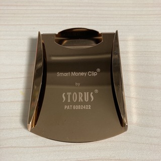 ストラス(STORUS)のstorus マネークリップ　ピンクゴールド　未使用(マネークリップ)