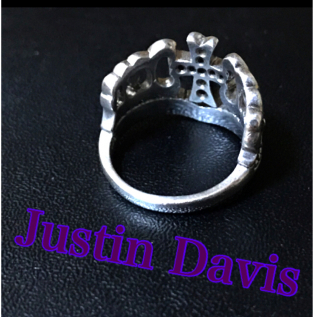 Justin Davis(ジャスティンデイビス)の本ダイヤモンド使用！Justin Davis☆クラウン王冠シルバー925リング レディースのアクセサリー(リング(指輪))の商品写真