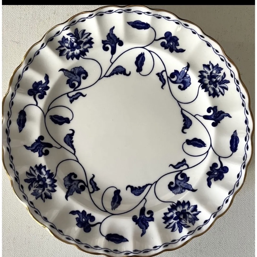 Spode 『Fleur de Lys Red』　大皿　6枚