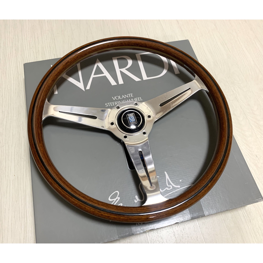 【NARDI Classic】36.5Φ ウッドステアリング　即決大歓迎　旧車等