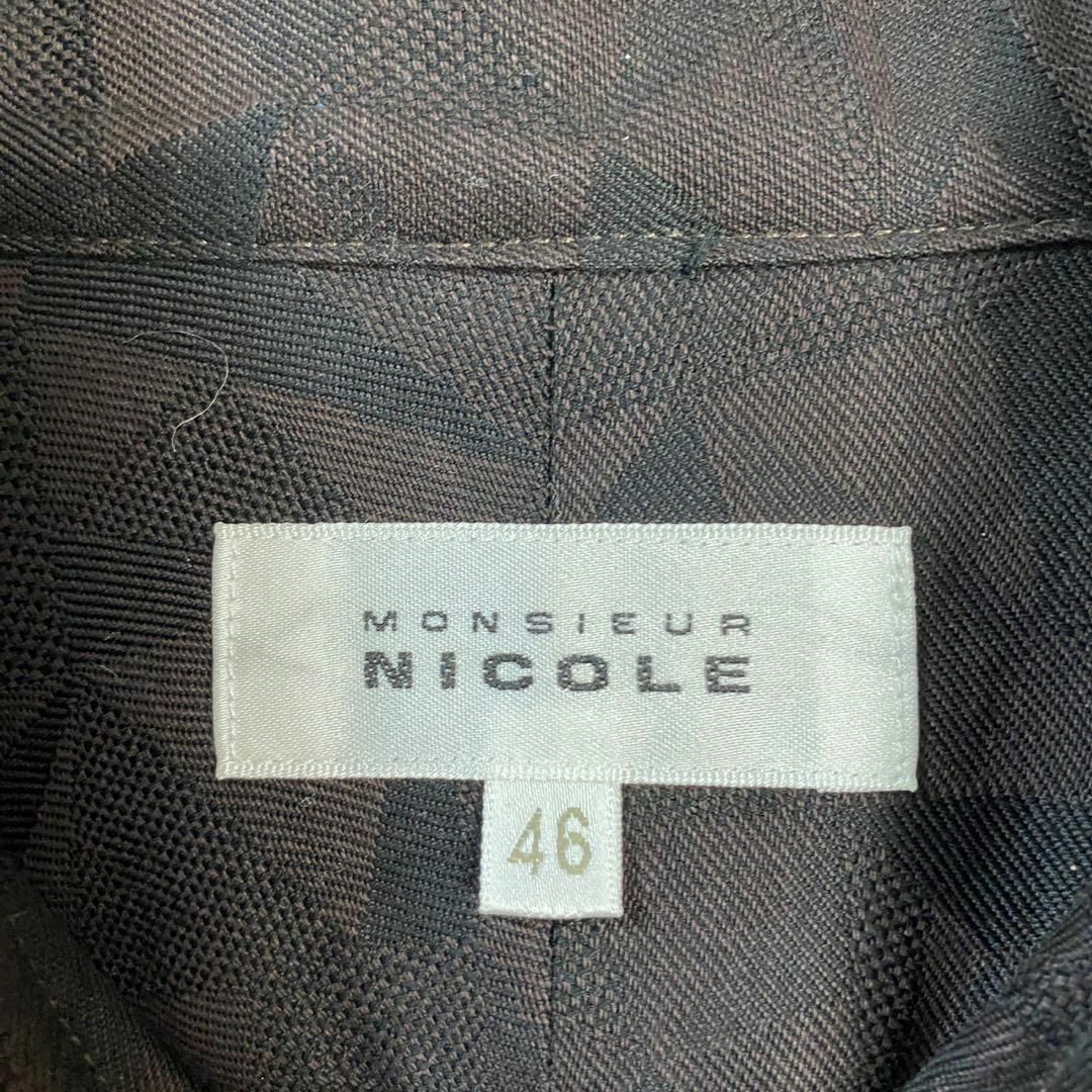 NICOLE シャツ　柄シャツ メンズ　レディース　[ 46 ]