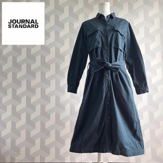 ジャーナルスタンダード(JOURNAL STANDARD)の【ジャーナルスタンダード】日本製 コットン ベルテッド ロング シャツワンピース(ロングワンピース/マキシワンピース)