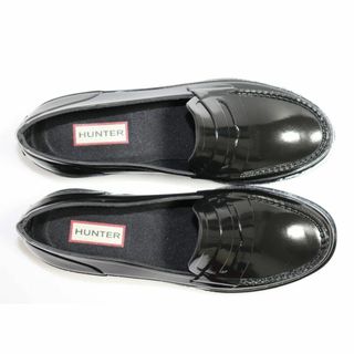 HUNTER - 新品 本物 HUNTER ローファー 靴 ハンター WFF1095RGL UK4の