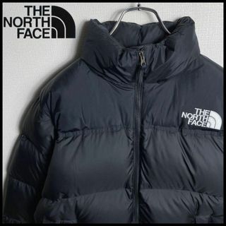 ザノースフェイス(THE NORTH FACE)の【美品】ノースフェイス　ヌプシダウンジャケット　ワンポイント刺繍ロゴ　L(ダウンジャケット)