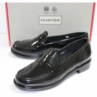 新品 本物 HUNTER ローファー 靴 ハンター WFF1095RGL UK5