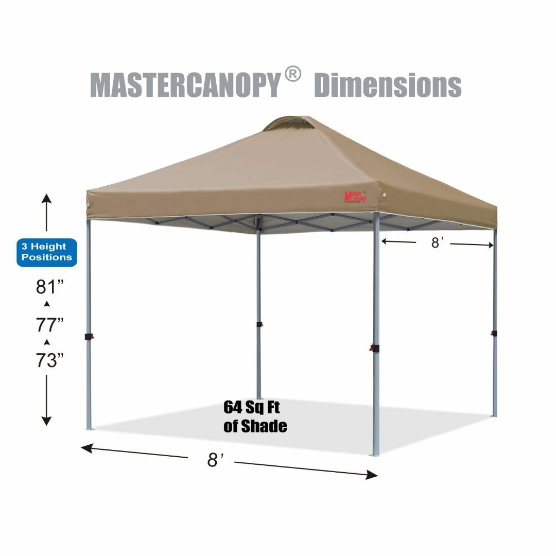 マスターキャノピー（MASTERCANOPY）ワンタッチタープテント 2M/2.