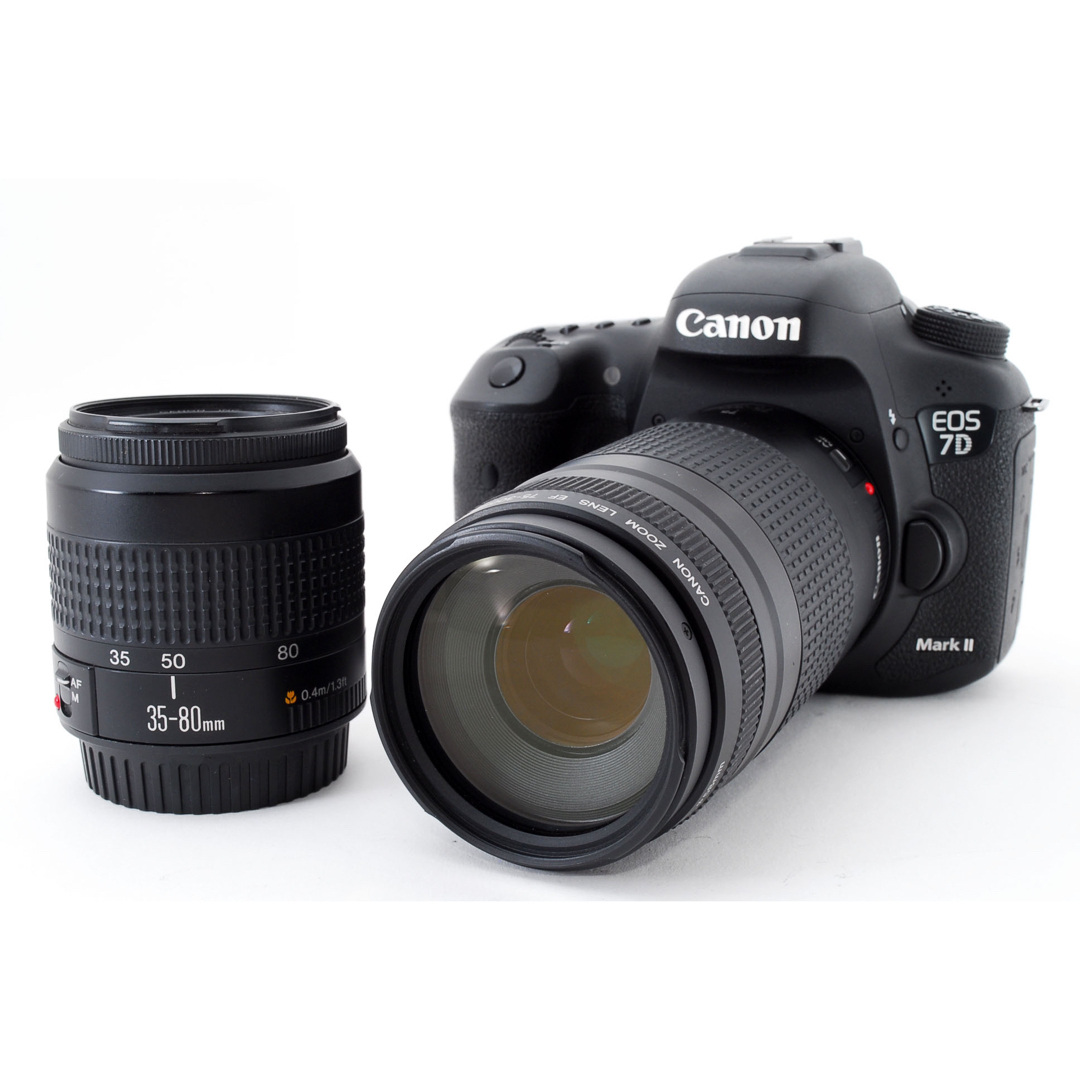 キャノン CANON EOS 7D MarkⅡ 標準&望遠ダブルレンズセット | www