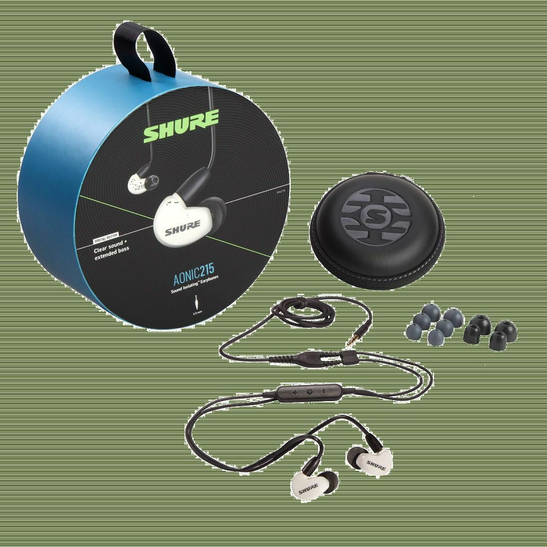 数量限定】SHURE シュア AONIC 215 高遮音性イヤホン(有線タイプの通販