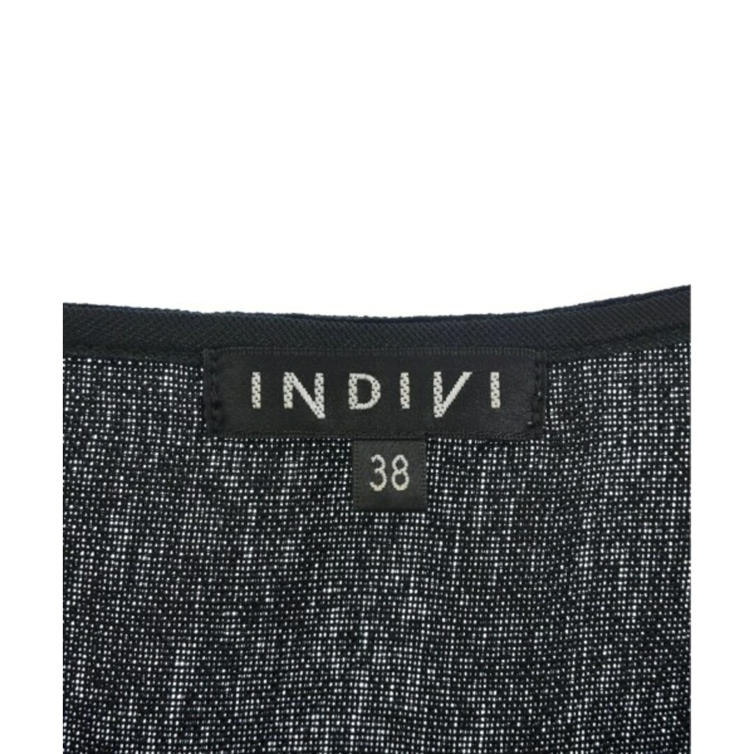 INDIVI インディヴィ カジュアルシャツ 38(M位) 黒 【古着】【中古】