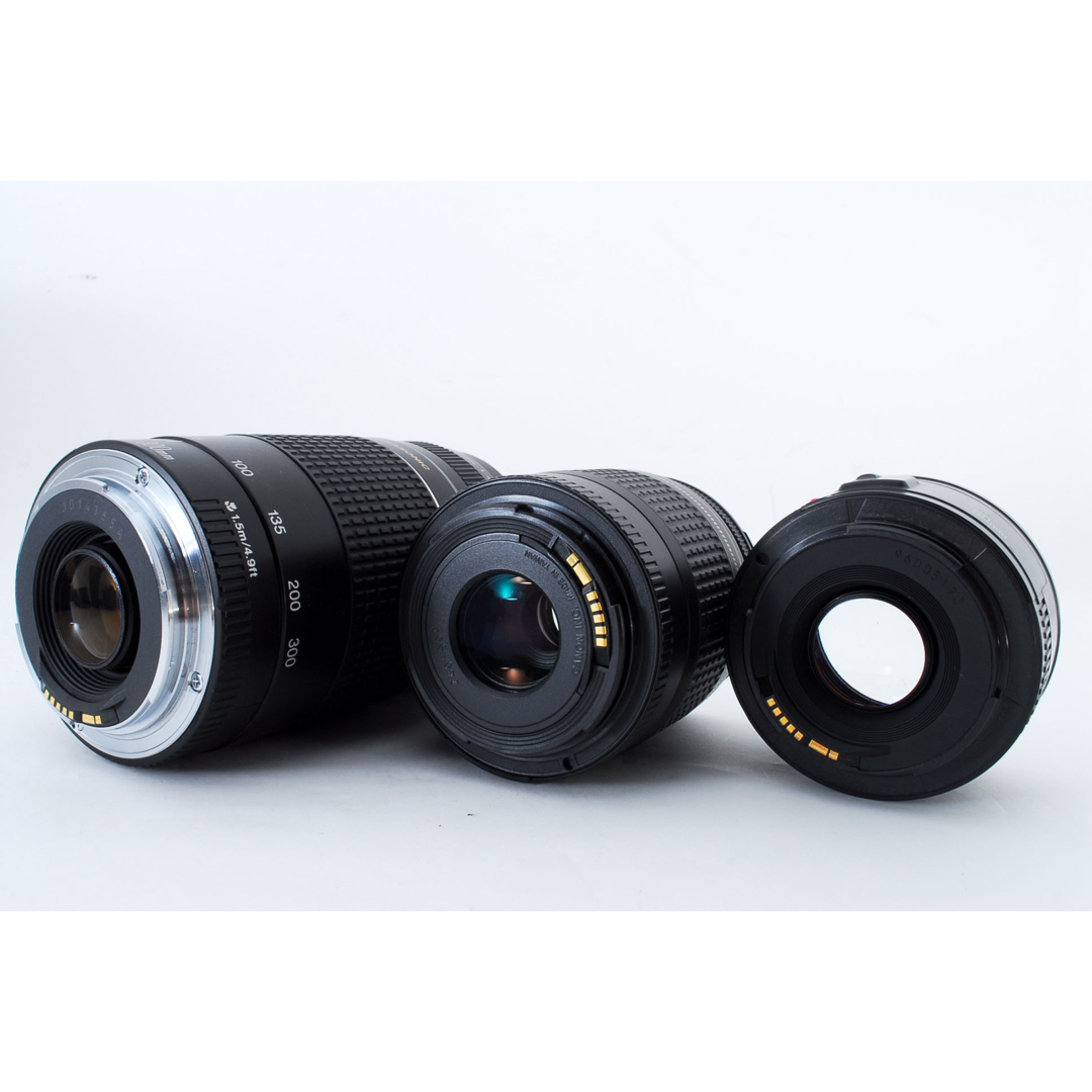 Canon - キャノン Canon EOS 8000D 標準&望遠&単焦点トリプルレンズ ...