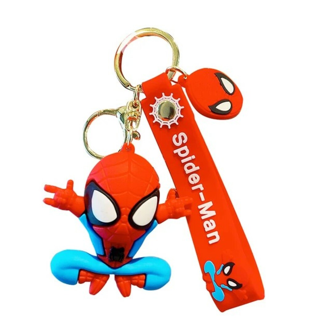 スパイダーマン⭐ キーホルダー　　グッズ　チャーム　ストラップ エンタメ/ホビーのアニメグッズ(キーホルダー)の商品写真