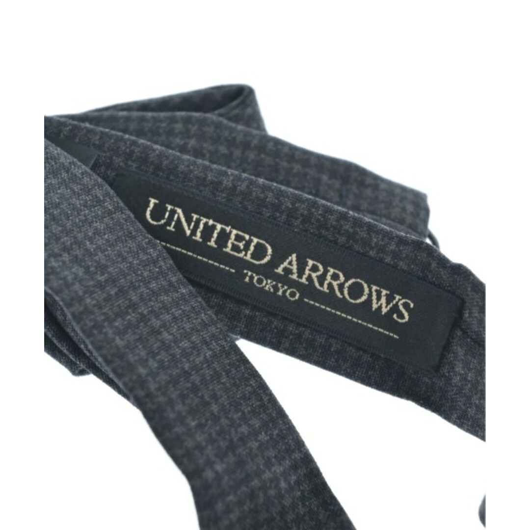 UNITED ARROWS - UNITED ARROWS ネクタイ - グレー系xベージュ系(総柄