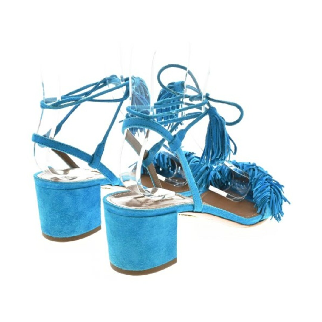 Aquazzura(アクアズーラ)のAQUAZZURA アクアズーラ サンダル 37(24cm位) 水色 【古着】【中古】 レディースの靴/シューズ(サンダル)の商品写真