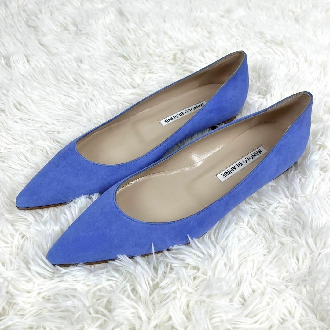 MANOLO BLAHNIK - 新品未使用 マノロブラニク フラットパンプス