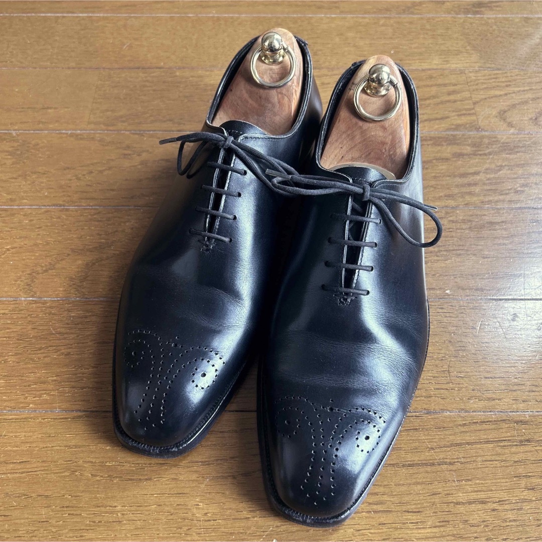 Crockett&Jones(クロケットアンドジョーンズ)の155.CROCKETT&JONES WEYMOUTH ホールカット 5.5E メンズの靴/シューズ(ドレス/ビジネス)の商品写真