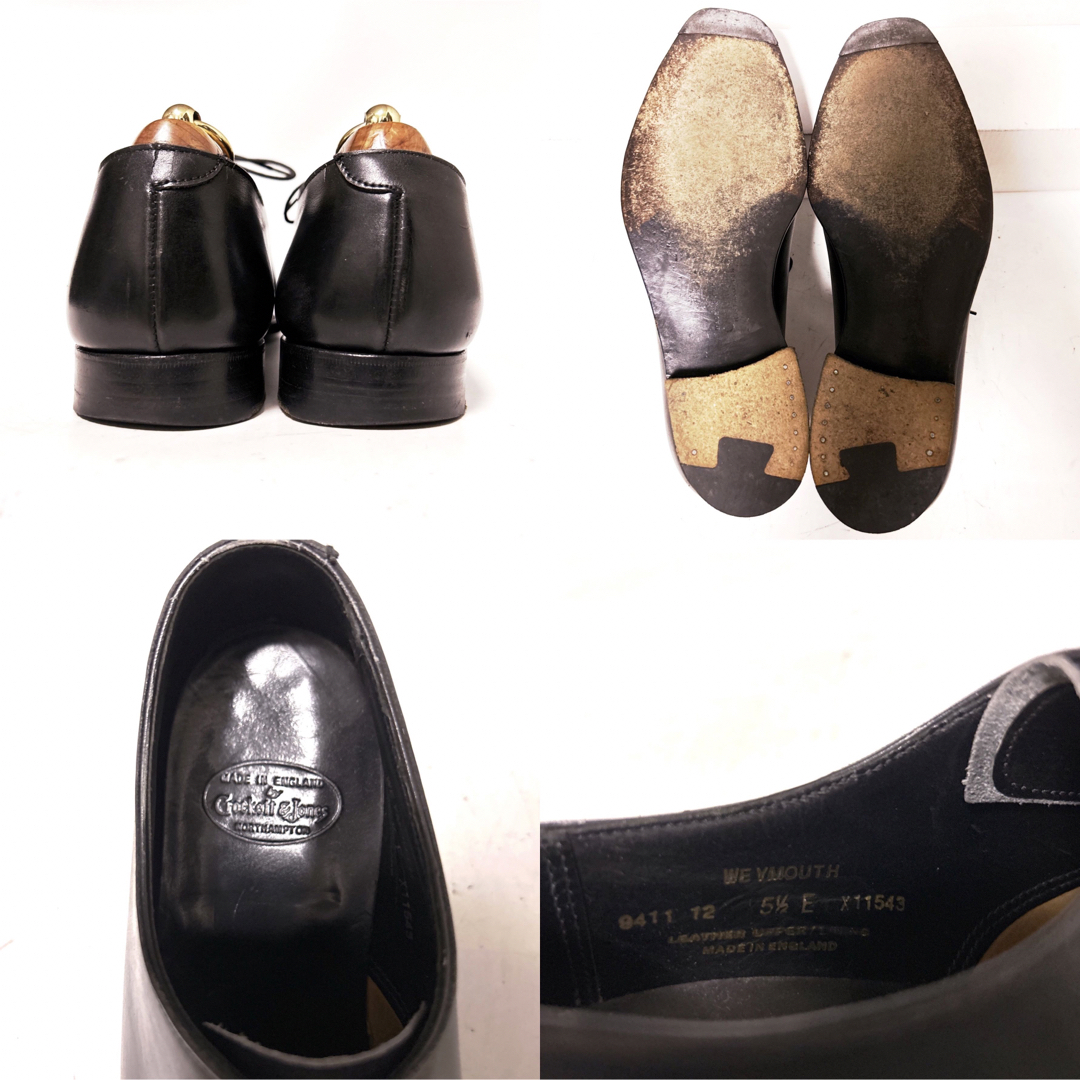 Crockett&Jones(クロケットアンドジョーンズ)の155.CROCKETT&JONES WEYMOUTH ホールカット 5.5E メンズの靴/シューズ(ドレス/ビジネス)の商品写真