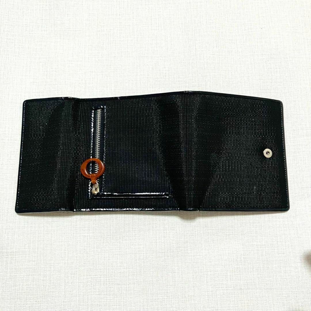 ディオール Christian Dior 財布 三つ折り ブラック ブランド