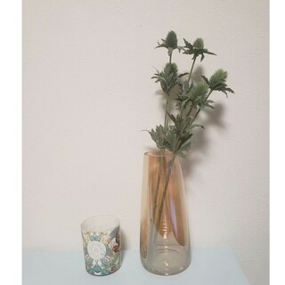 新品 オーロラフラワーベース 花瓶 韓国(花瓶)