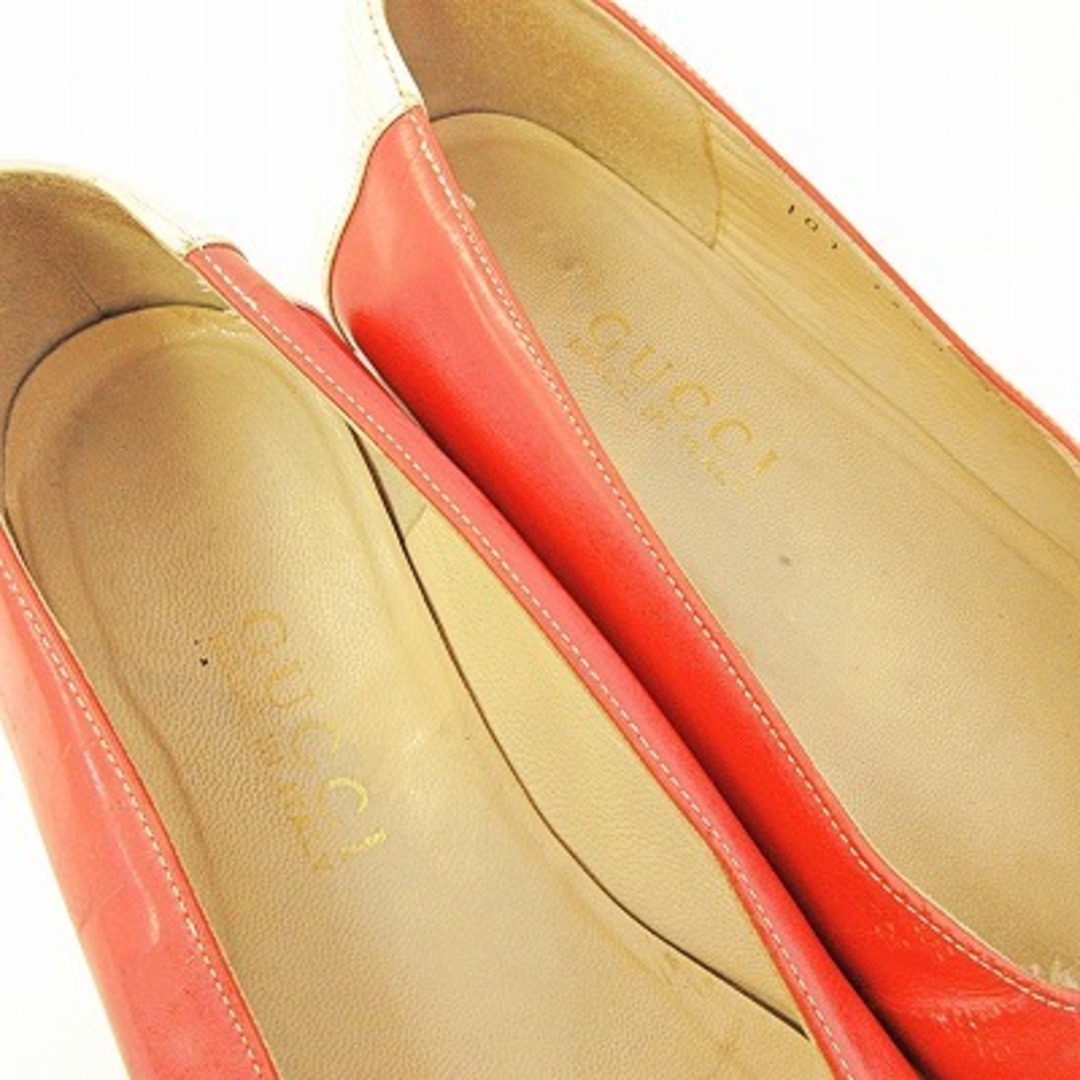 Gucci - グッチ GG インターロッキングG エナメル パンプス バレエ