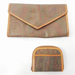 エトロ(ETRO)のエトロ 長財布 ロングウォレット コインケース 小銭入れ 2点セット ペイズリー(財布)