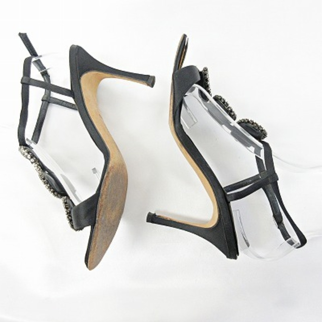 MANOLO BLAHNIK - マノロブラニク ハンギシ 3連 サンダル ピンヒール