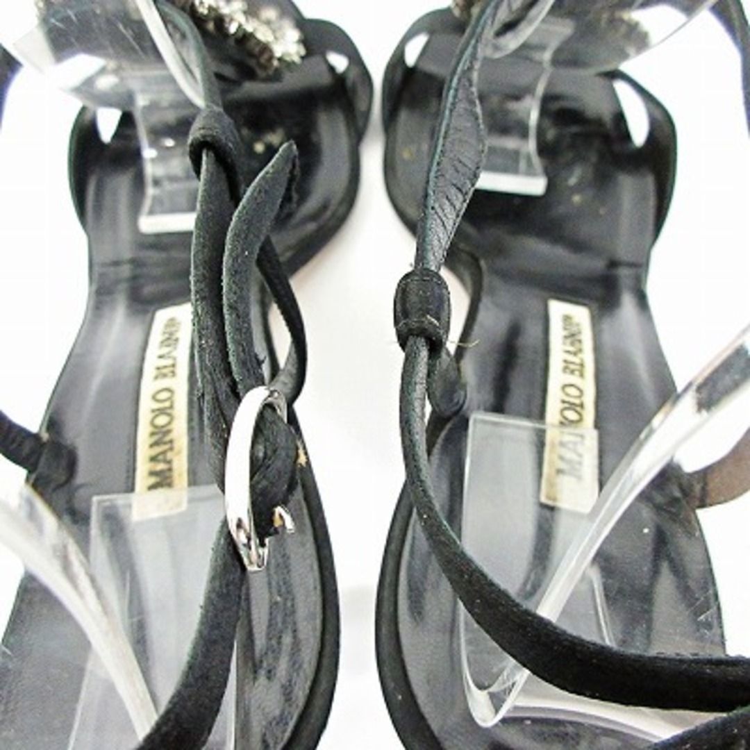 MANOLO BLAHNIK マノロブラニク ハンギシ 3連 サンダル ピンヒール