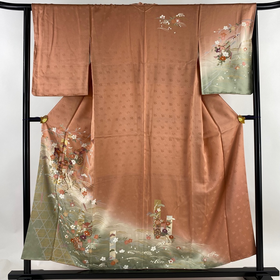 訪問着 身丈155cm 裄丈65cm 正絹 美品 秀品