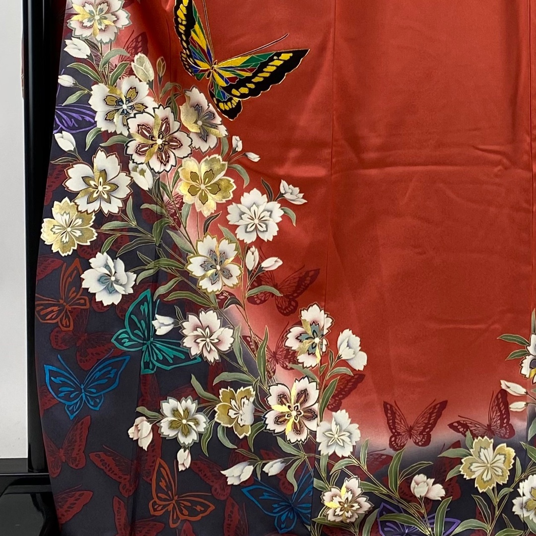 振袖 身丈167cm 裄丈69cm 正絹 美品 秀品 - 着物