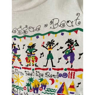 古着 ビンテージ 80s USA ジャマイカ ジャンベ Tシャツ 希少 美品(Tシャツ/カットソー(半袖/袖なし))