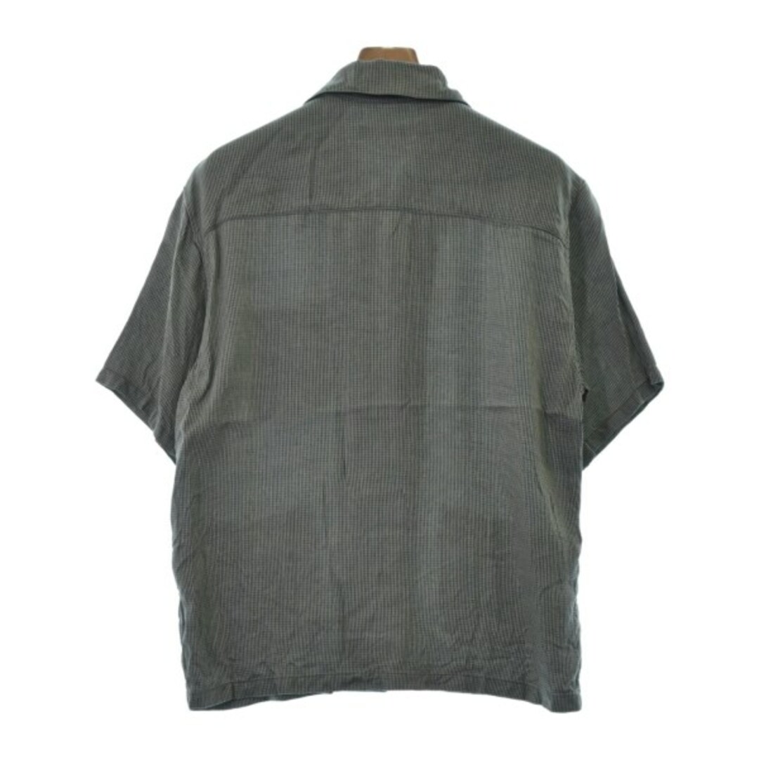 MATSUFUJI マツフジ カジュアルシャツ 2(M位) 緑x黒x白(総柄)