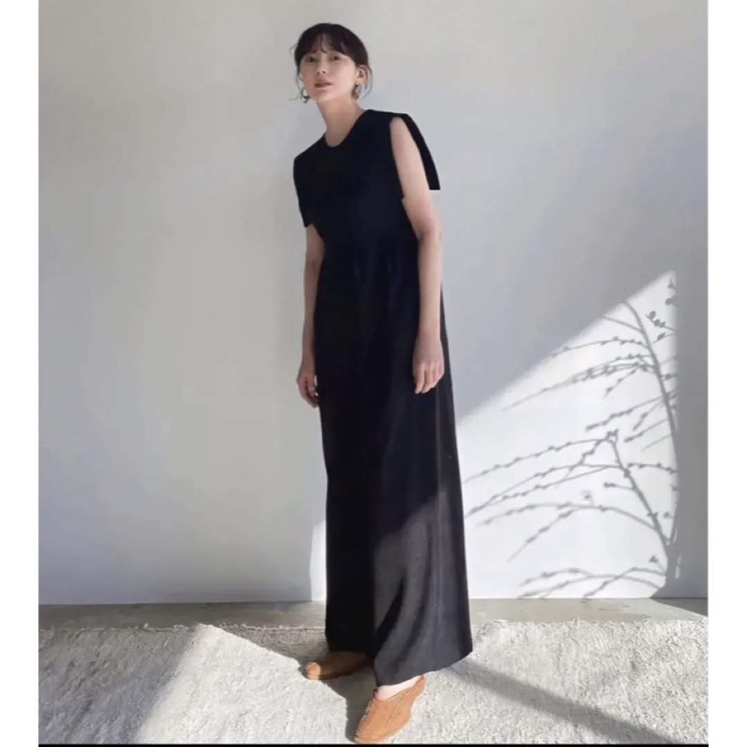 CLANE×田中みな実 スクエアスリーブオールインワン - サロペット CLANE×田中みな実 スクエアスリーブオールインワン - サロペット