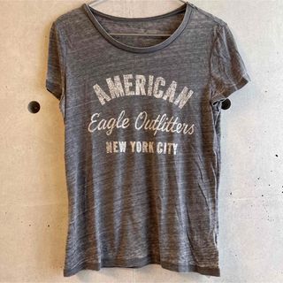 アメリカンイーグル(American Eagle)のアメリカンイーグル メンズS 半袖Tシャツ グレー 男女兼用(Tシャツ/カットソー(半袖/袖なし))