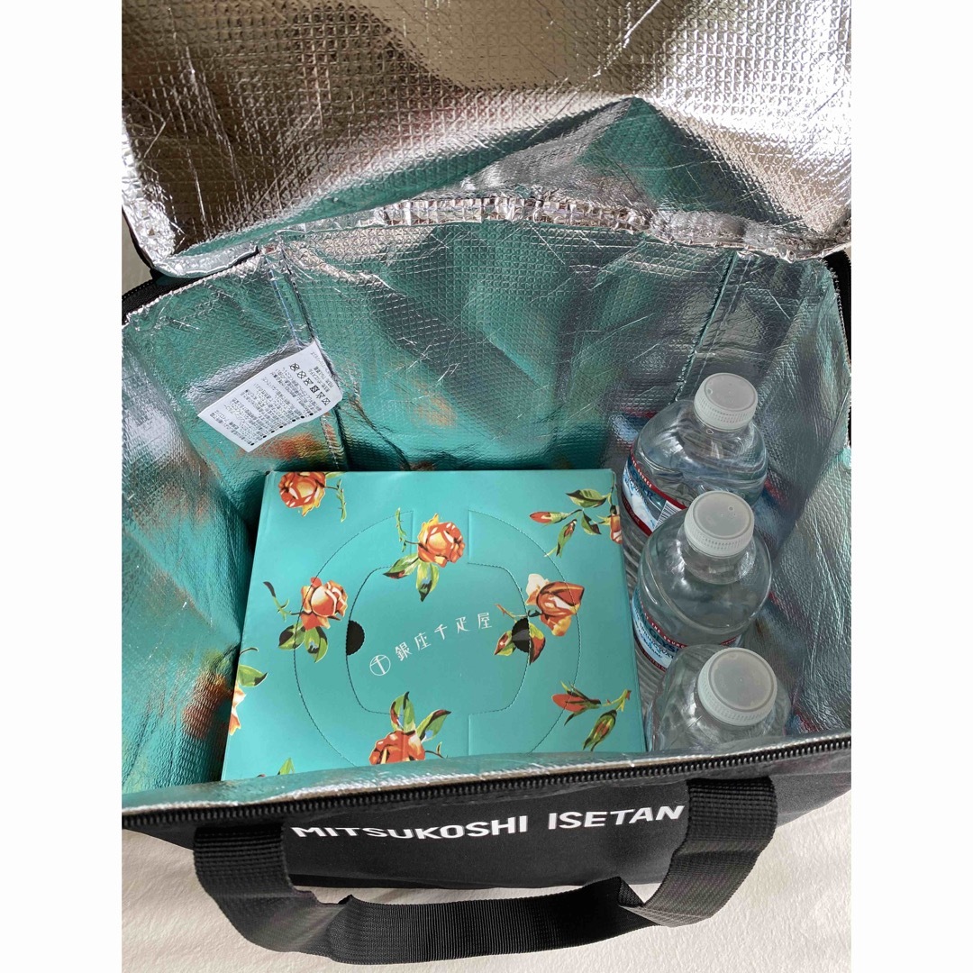伊勢丹(イセタン)の三越　伊勢丹　ロゴ　スクエアバッグ　保冷バッグ　エコバッグ レディースのバッグ(トートバッグ)の商品写真