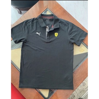 プーマ(PUMA)のPUMA × FERRARI プーマ フェラーリ コラボ ポロシャツ 黒(ポロシャツ)