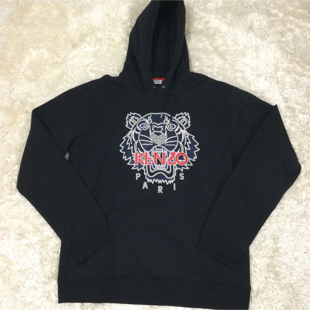 メンズ【新品】KENZO tiger tail フーディー パーカー　NIGO