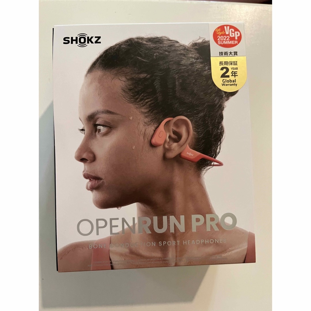 Shokz OpenRun Pro  骨伝導イヤフォン　ピンク