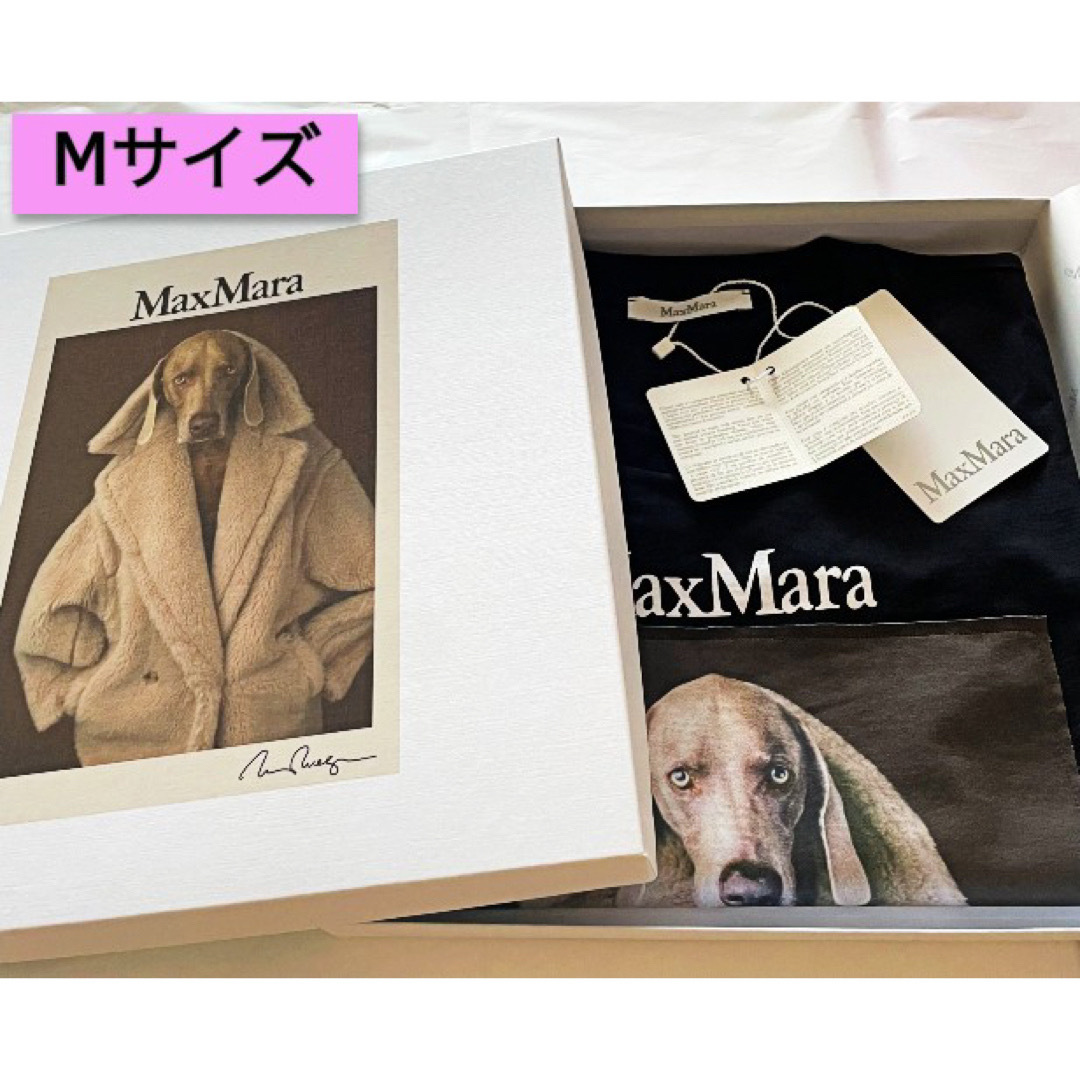 MAX MARA 新作 大人気 DOG Tシャツ ブラック M 新品・未使用 定価から