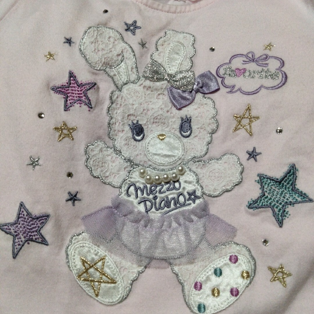 mezzo piano(メゾピアノ)のMezzoPiano　長袖カットソー キッズ/ベビー/マタニティのキッズ服女の子用(90cm~)(Tシャツ/カットソー)の商品写真