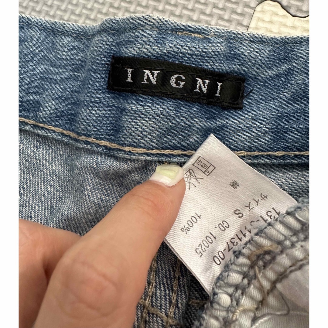 INGNI(イング)のイング　デニムショートパンツ レディースのパンツ(ショートパンツ)の商品写真