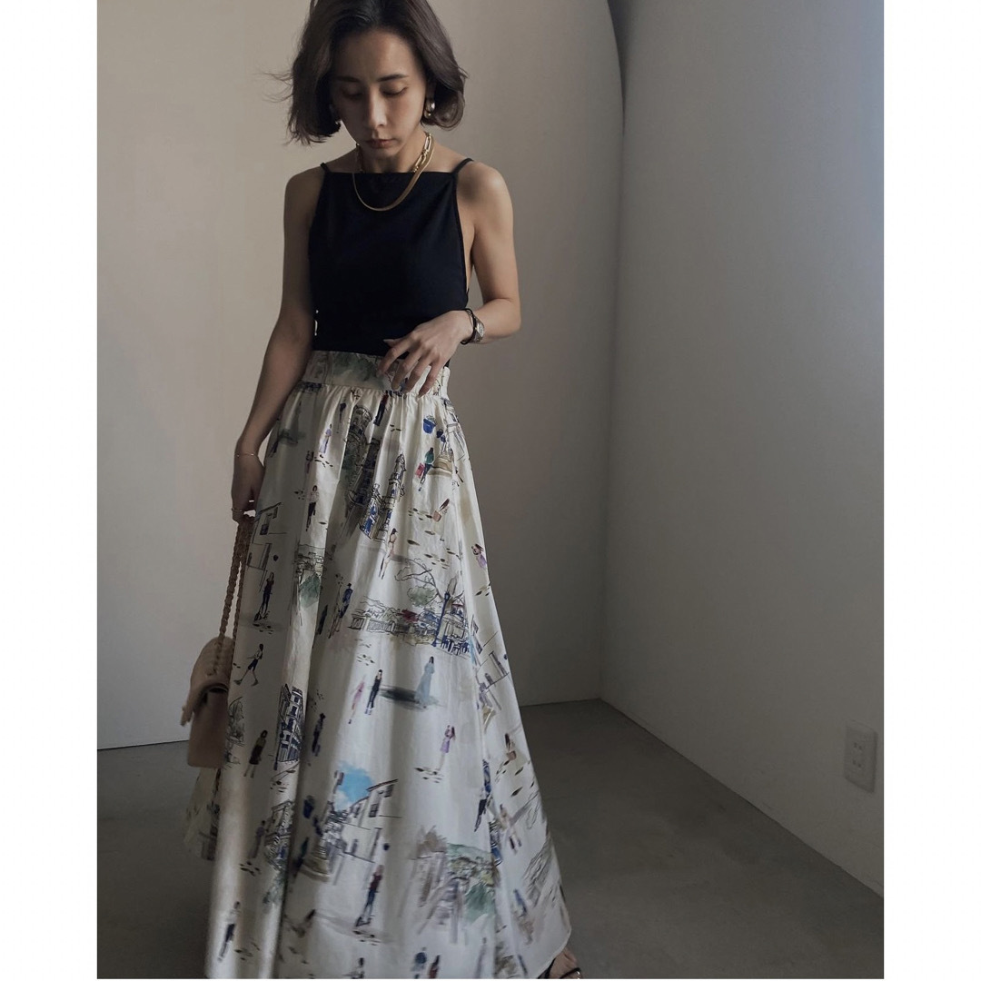 AMERI★MEDI MALAGA PLENTIFUL FLARED SKIRT