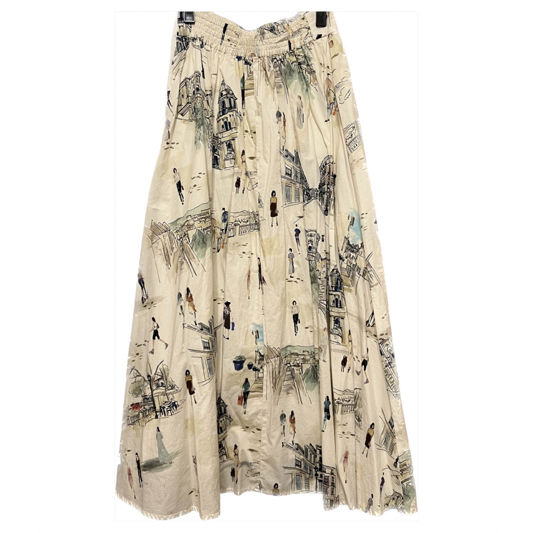 ＜AMERI＞MEDI MALAGA PLENTIFUL FLARE SKIRT