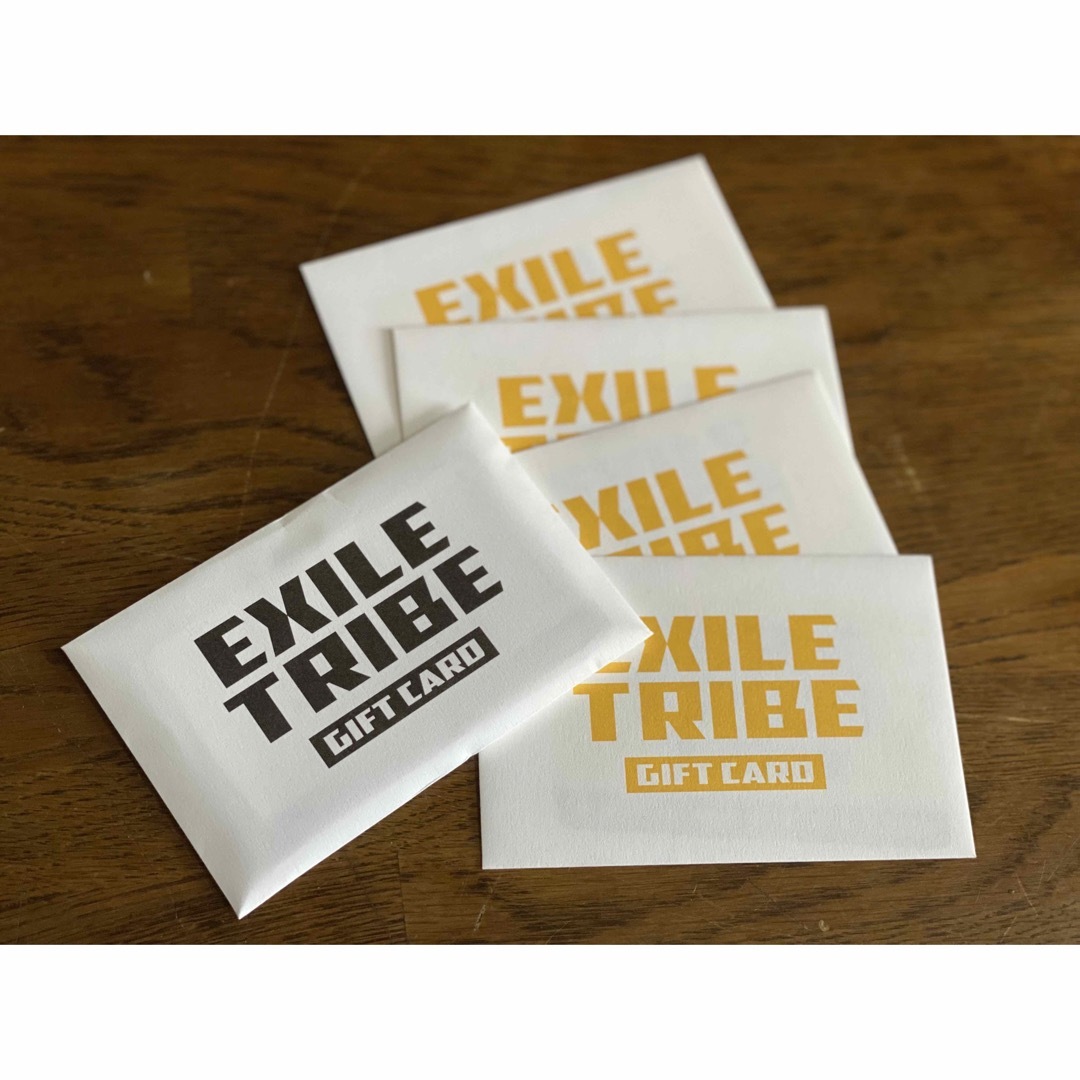 EXILE TRIBE(エグザイル トライブ)のEXILE TRIBE GIFT CARD チケットの音楽(国内アーティスト)の商品写真