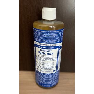 ドクターブロナー(Dr.Bronner)のマジックソープ ドクターブロナー 　ペパーミント　739ml × 1本 コストコ(ボディソープ/石鹸)