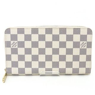 ルイヴィトン(LOUIS VUITTON)のルイヴィトン LOUIS VUITTON ダミエアズール ジッピーオーガナイザー ラウンドファスナー長財布 N60012【中古】Aランク(折り財布)