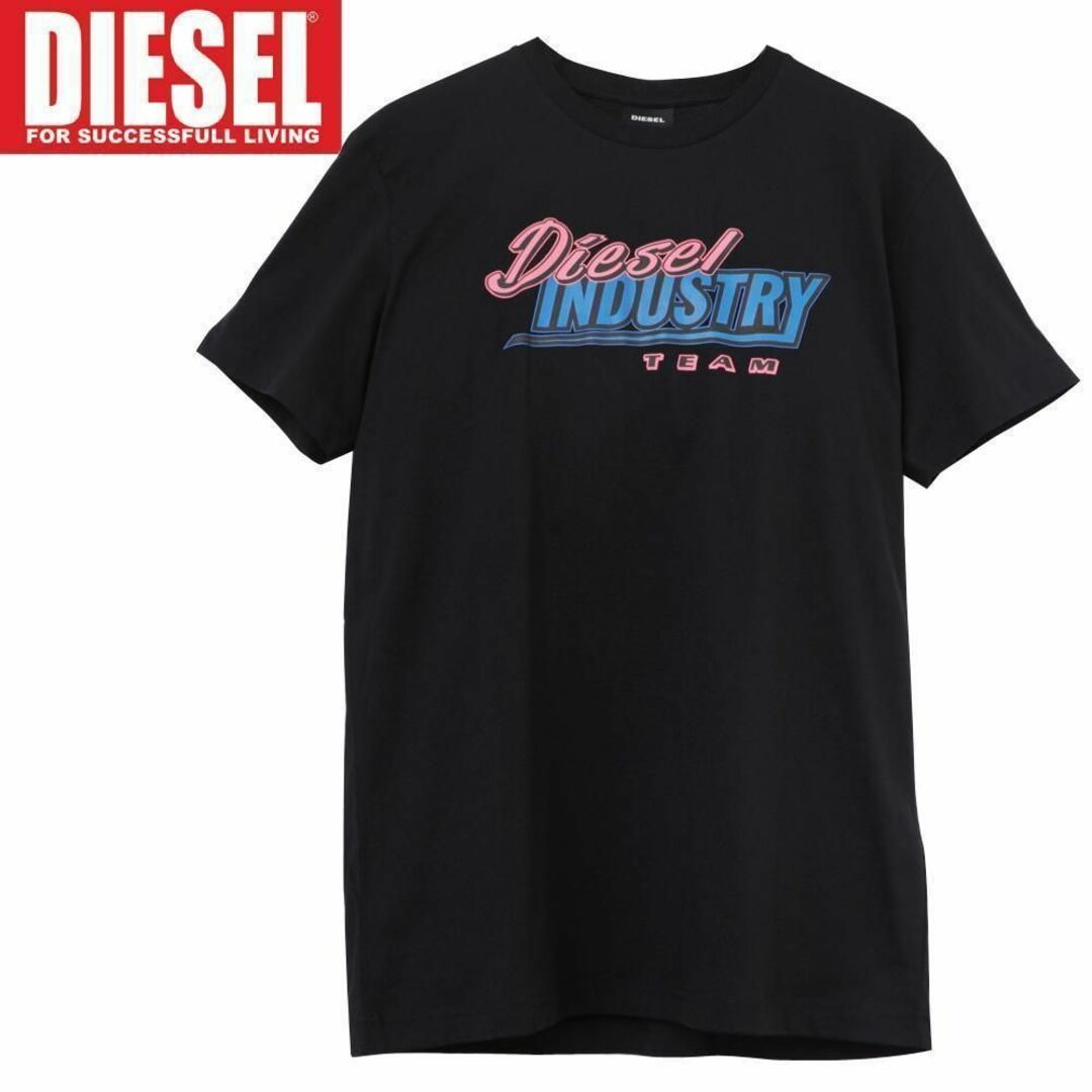 DIESEL - M/新品 DIESEL ディーゼル ロゴ Tシャツ K37 カットソー 黒の ... 新品 DIESEL ディーゼル カットソー